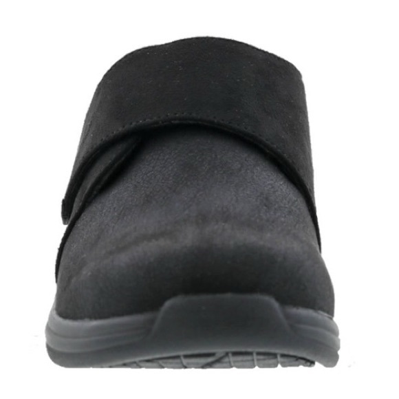 Drew Vionic Orthopaedic Shoe Velcro Strap black vegan leather/suede Like new sz7 - Picture 2 of 7